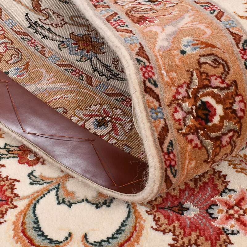 Loper Perzisch tapijt - Tabriz - Premium - 315 x 80 cm - beige