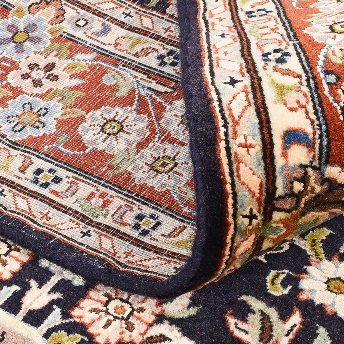 Perzisch tapijt - Nain - 135 x 90 cm - donkerblauw