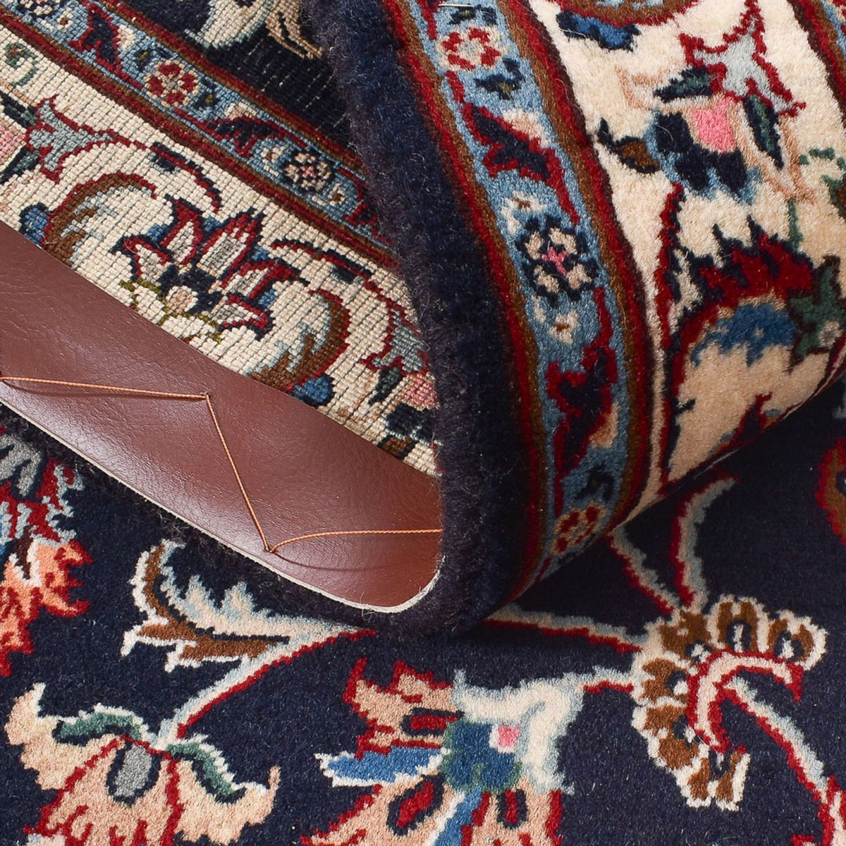 Loper Perzisch tapijt - Klassiek - 315 x 78 cm - donkerblauw