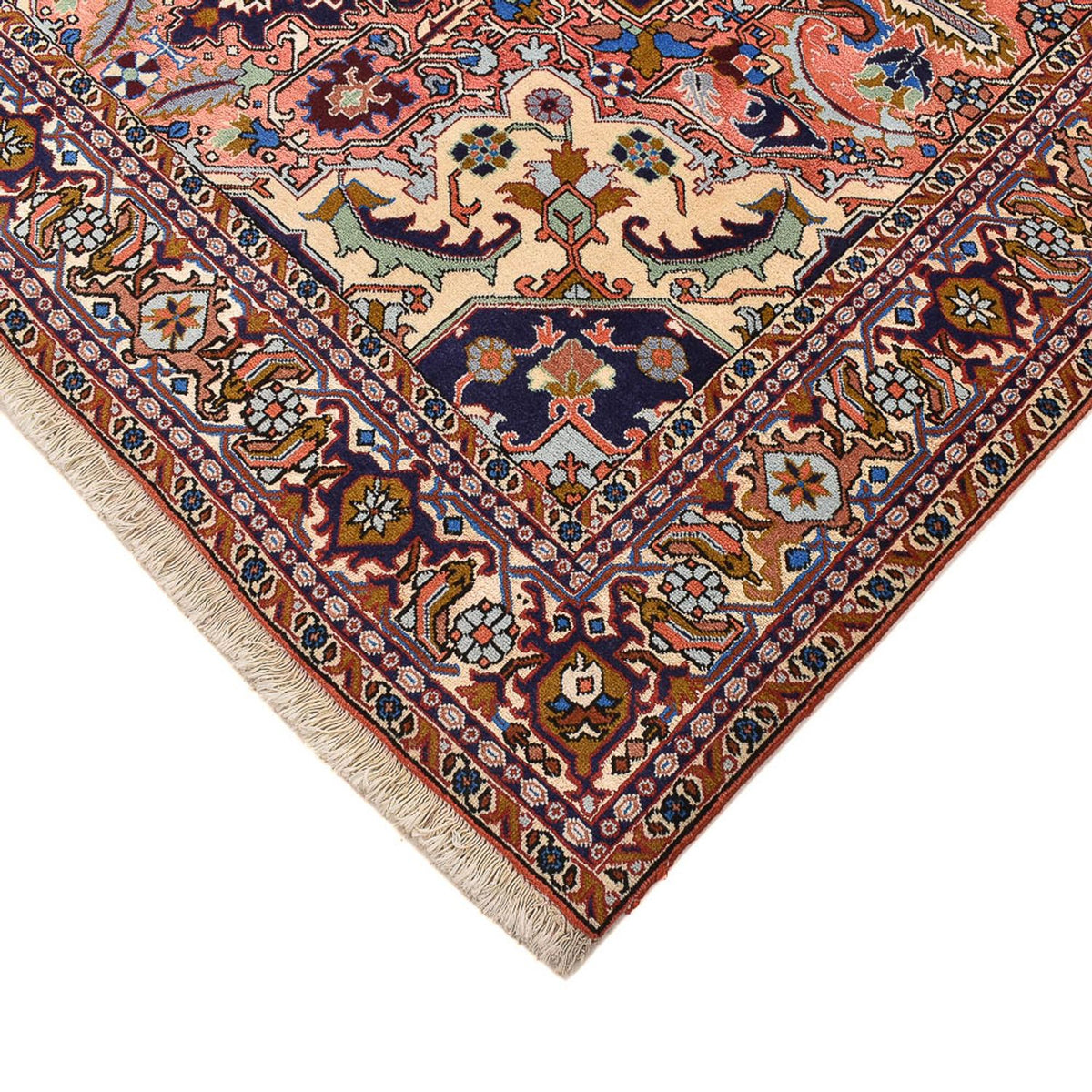 Perzisch Tapijt - Nomadisch vierkant  - 200 x 194 cm - licht rood