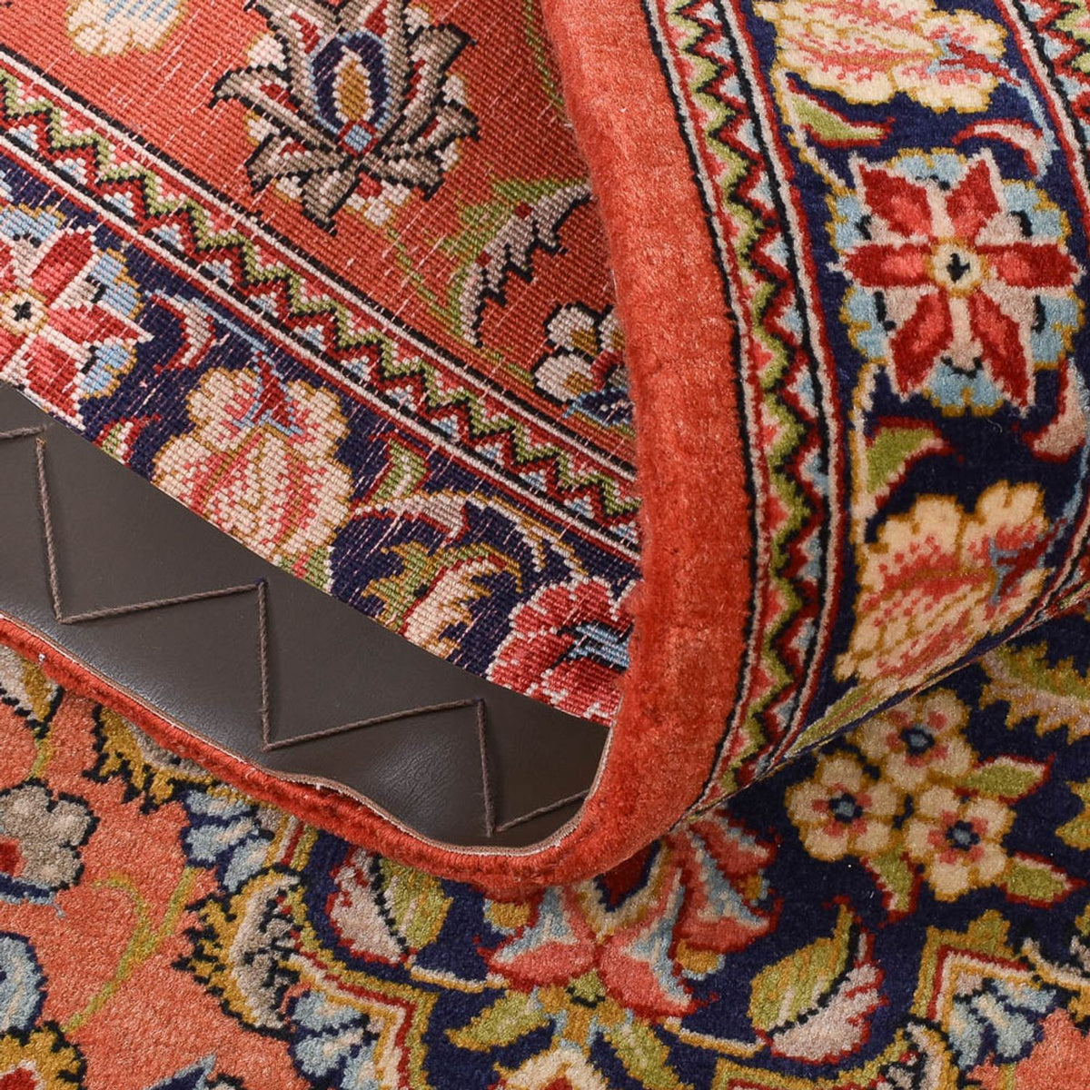 Loper Perzisch tapijt - Ghom - 195 x 71 cm - oranje