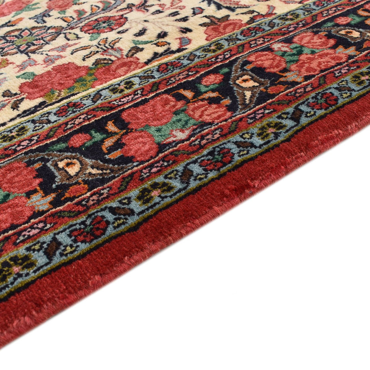 Loper Perzisch tapijt - Bijar - 405 x 95 cm - donker beige