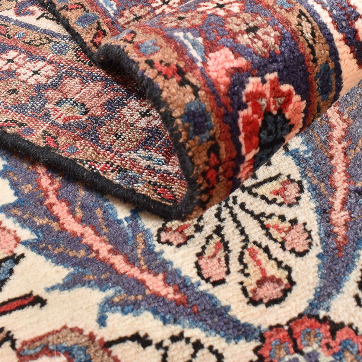 Loper Perzisch Tapijt - Nomadisch - 345 x 77 cm - donker beige