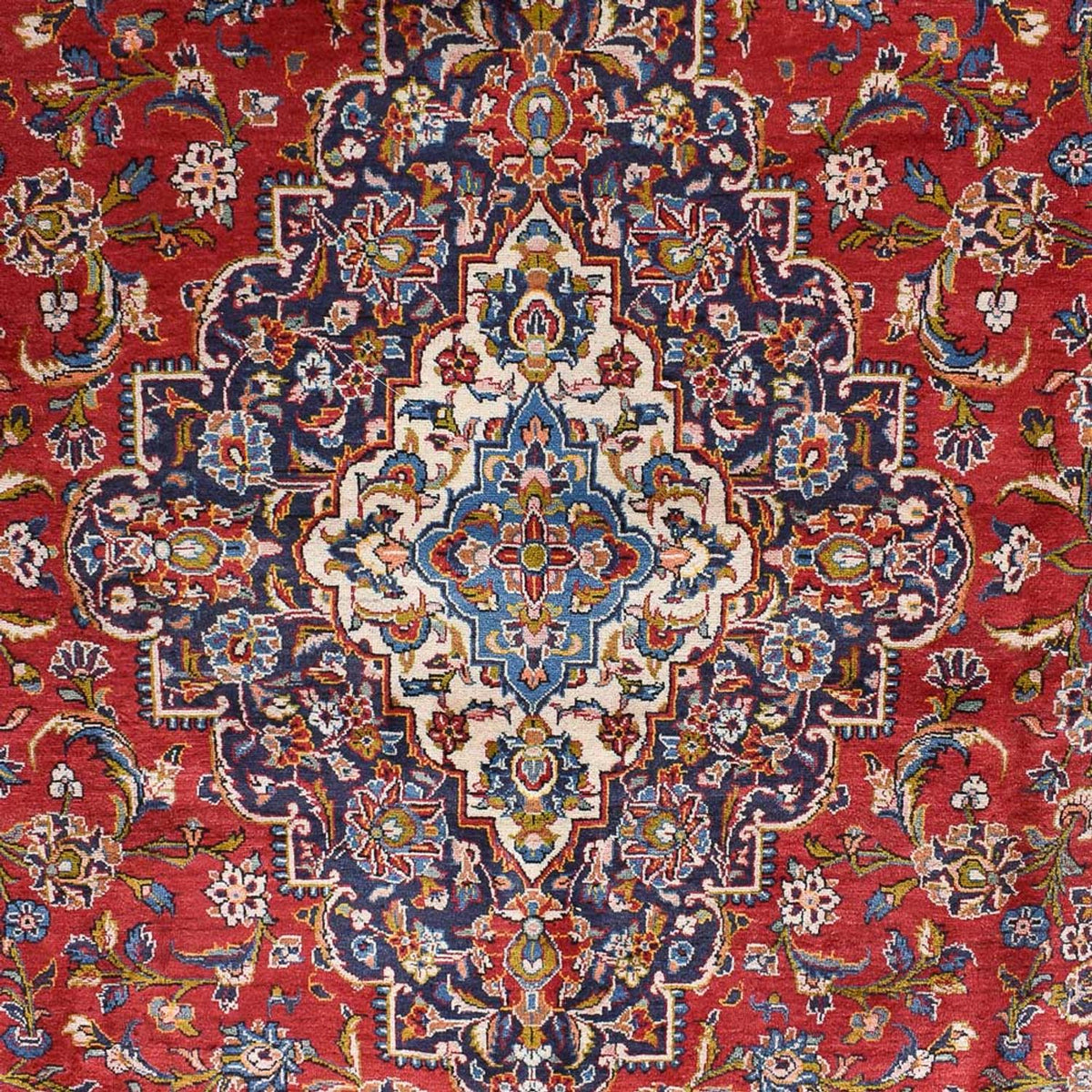 Perzisch tapijt - Keshan - 536 x 292 cm - rood