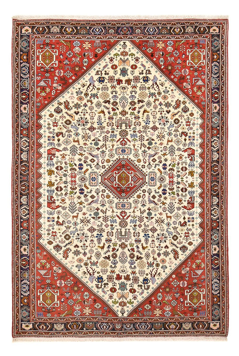 Gabbeh Tapijt - Kashkuli Perzisch - 302 x 208 cm - beige