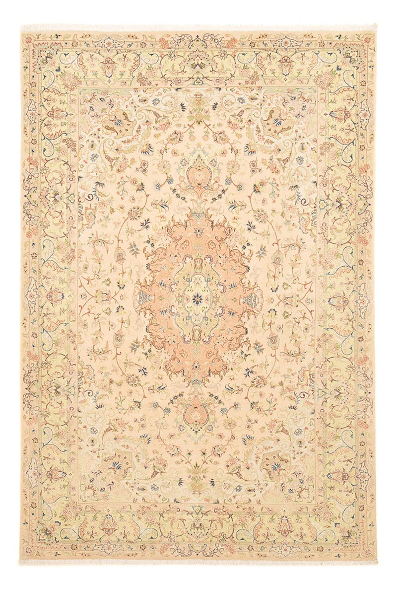 Perzisch tapijt - Tabriz - Royal - 303 x 201 cm - licht beige