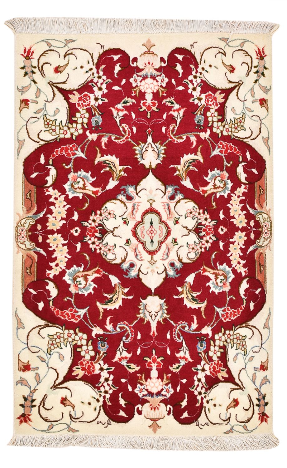 Perzisch tapijt - Tabriz - Royal - 90 x 60 cm - rood