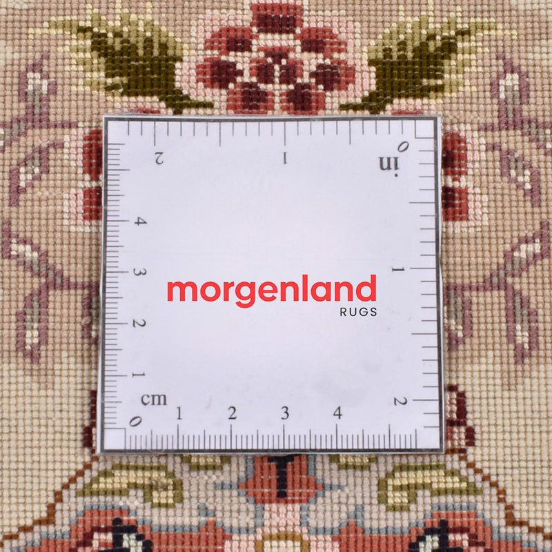 Loper Perzisch tapijt - Tabriz - Royal - 195 x 80 cm - beige