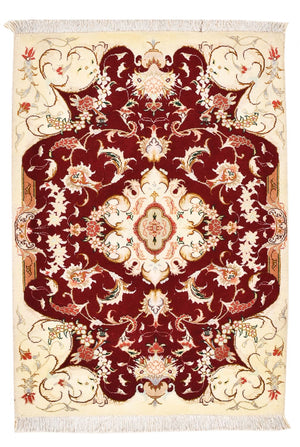 Perzisch tapijt - Tabriz - Royal - 90 x 60 cm - rood