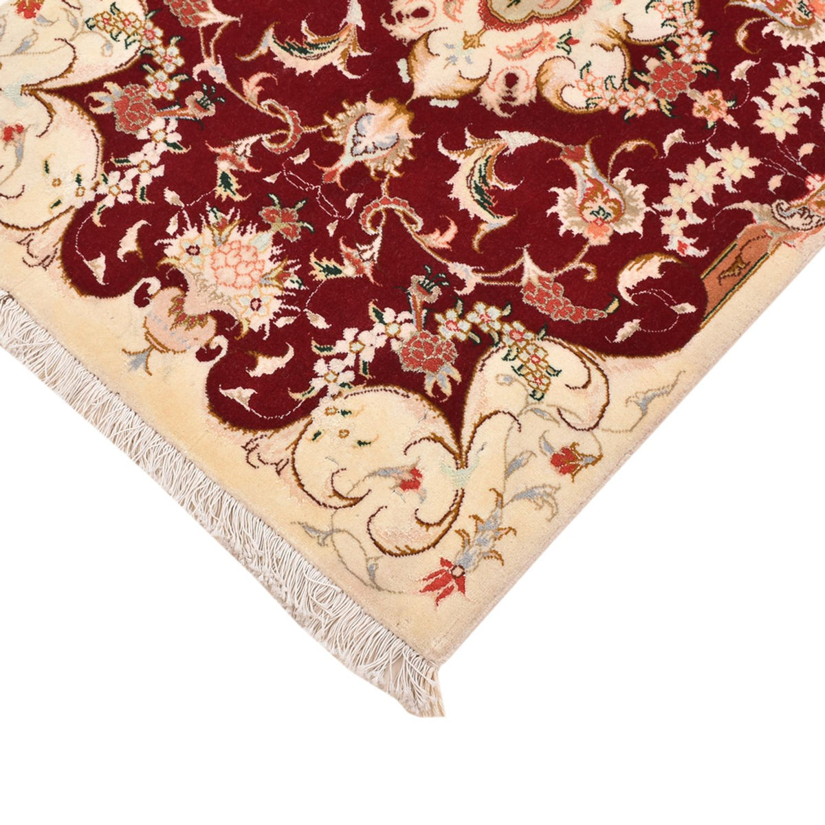 Perzisch tapijt - Tabriz - Royal - 90 x 60 cm - rood