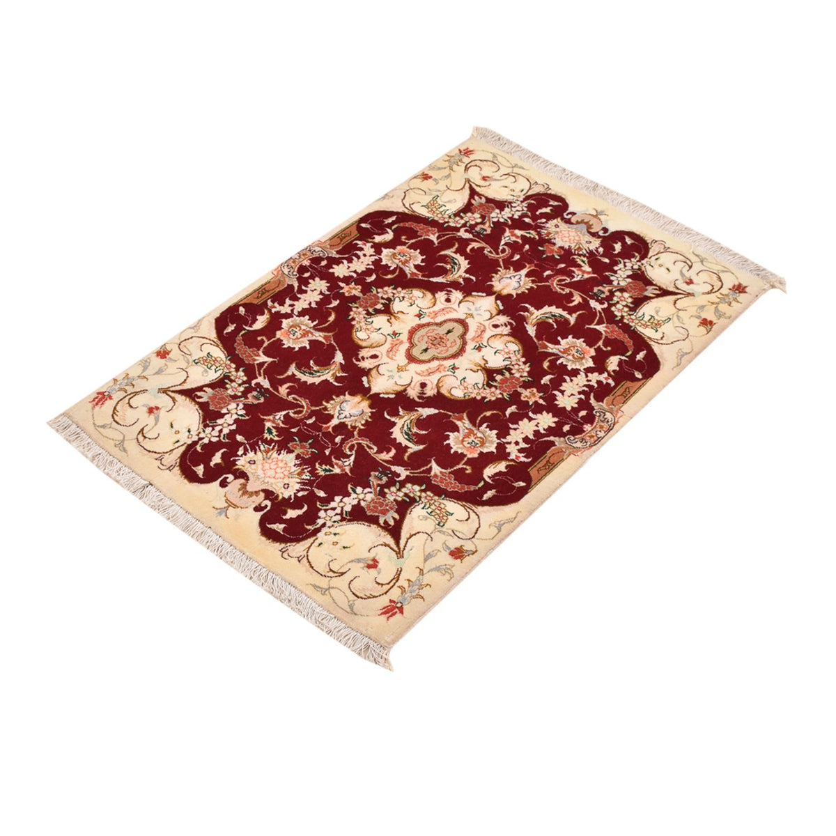 Perzisch tapijt - Tabriz - Royal - 90 x 60 cm - rood