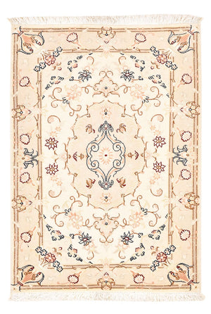 Perzisch tapijt - Tabriz - Royal - 91 x 60 cm - crème