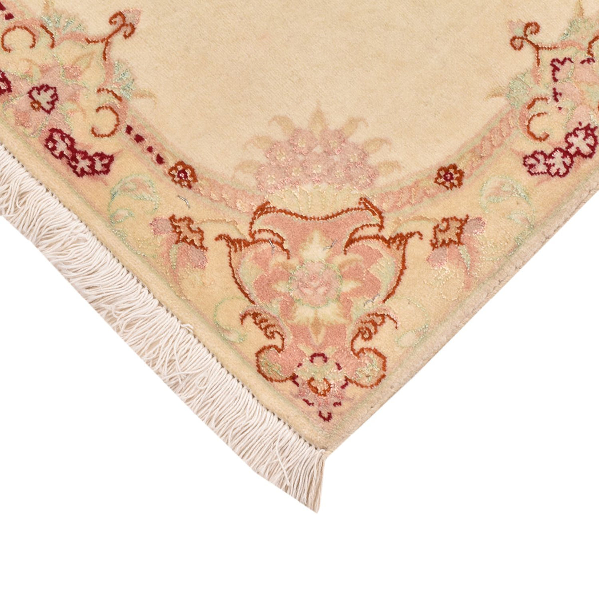 Perzisch tapijt - Tabriz - Royal - 90 x 60 cm - licht beige