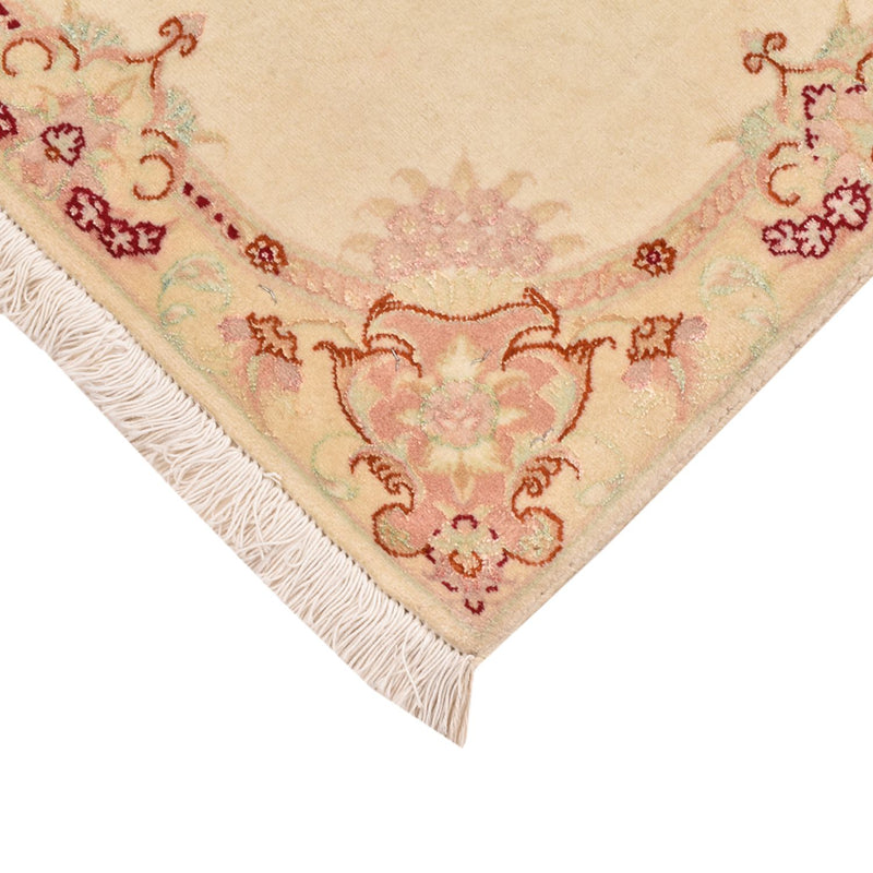 Perzisch tapijt - Tabriz - Royal - 90 x 60 cm - licht beige