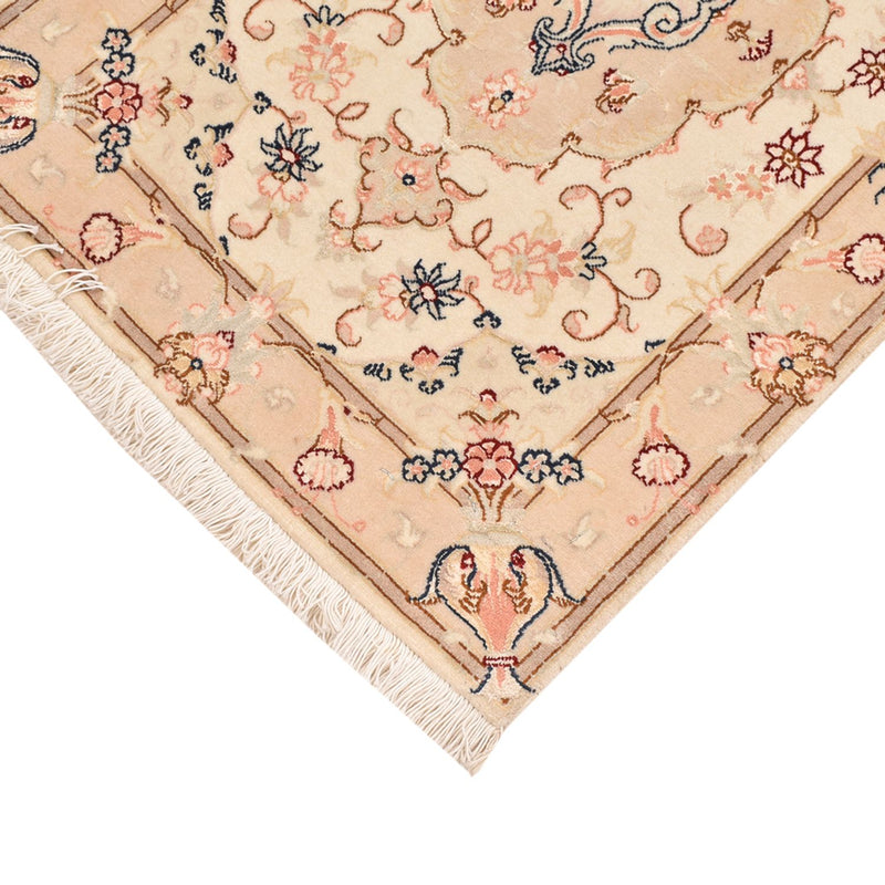 Perzisch tapijt - Tabriz - Royal - 90 x 60 cm - licht beige