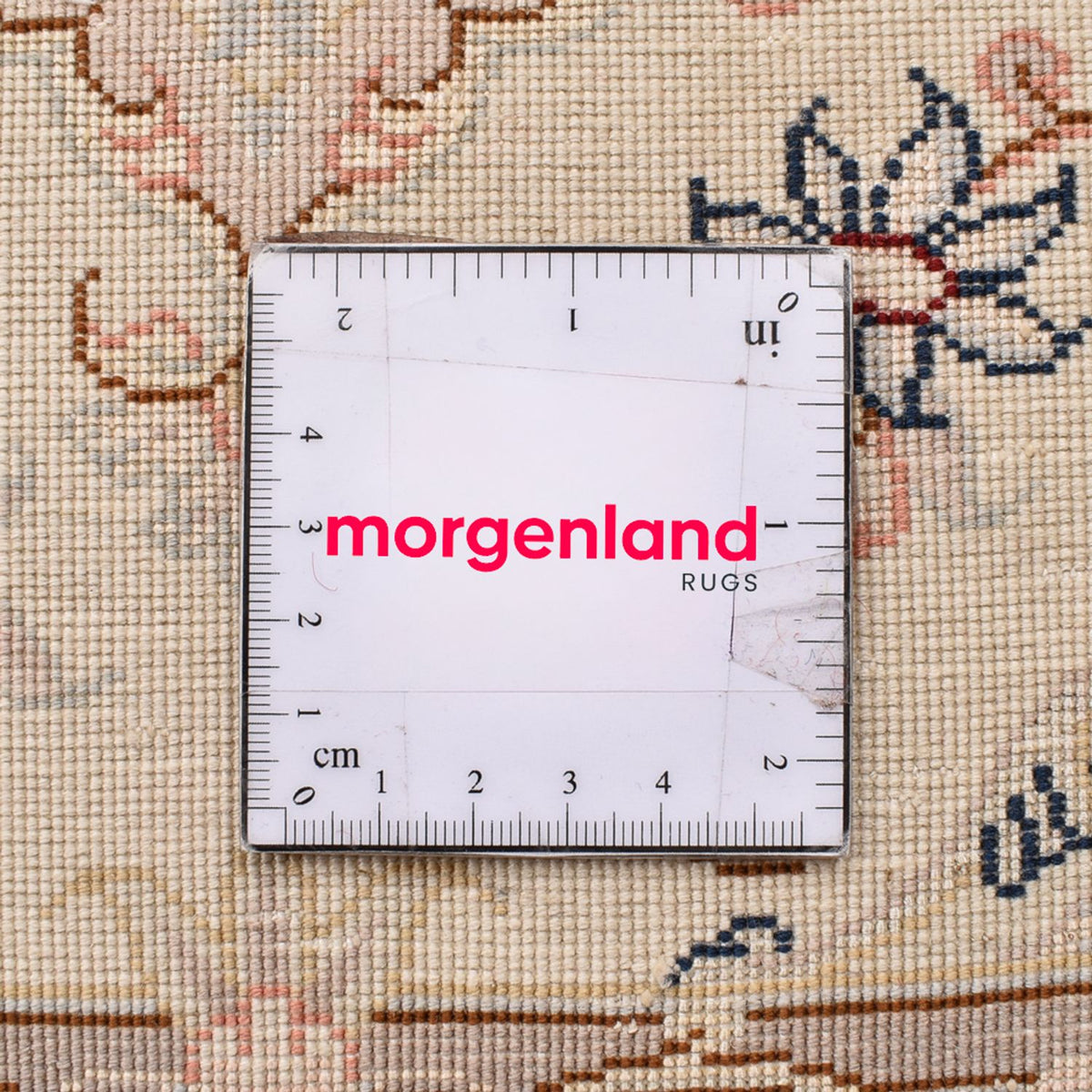 Perzisch tapijt - Tabriz - Royal - 90 x 60 cm - licht beige