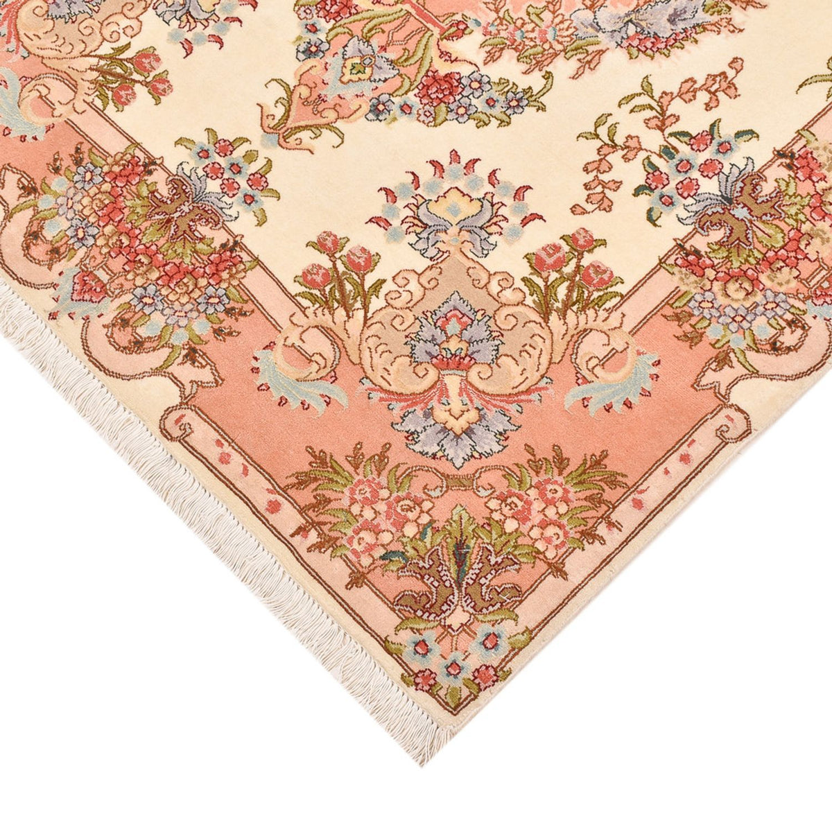 Perzisch tapijt - Tabriz - Royal - 169 x 104 cm - beige