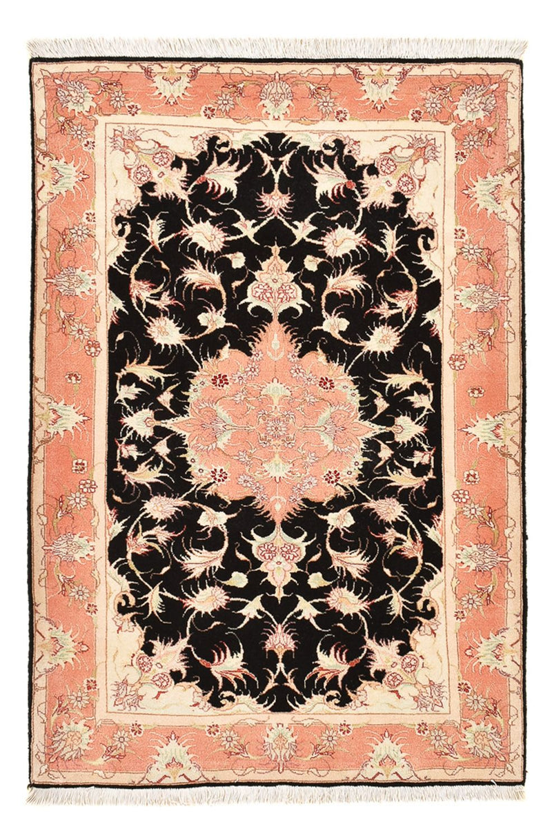 Perzisch tapijt - Tabriz - Royal - 116 x 75 cm - donkerblauw