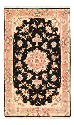Perzisch tapijt - Tabriz - Royal - 123 x 74 cm - donkerblauw
