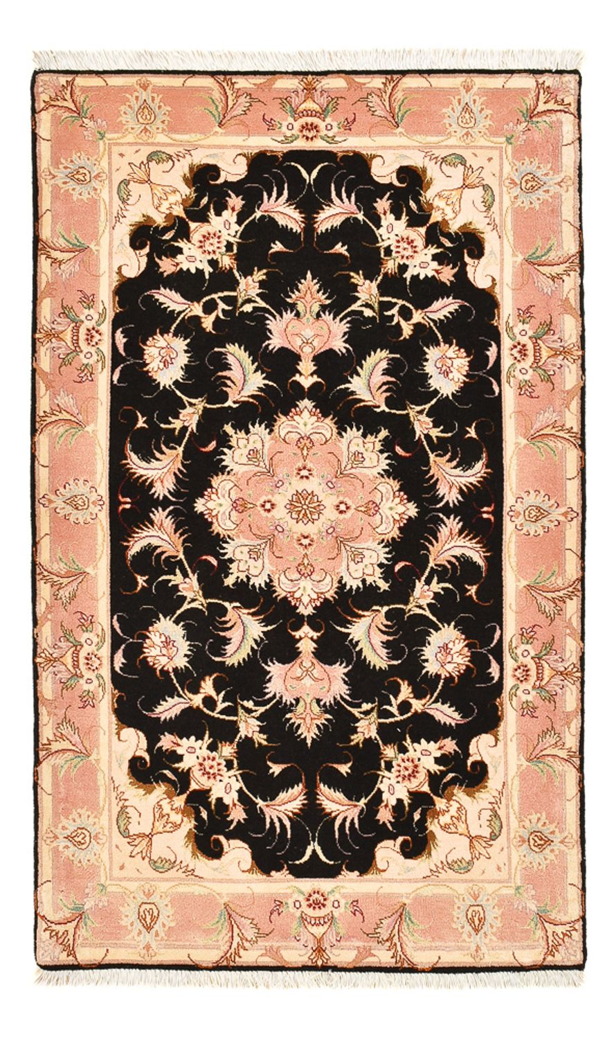 Perzisch tapijt - Tabriz - Royal - 123 x 74 cm - donkerblauw