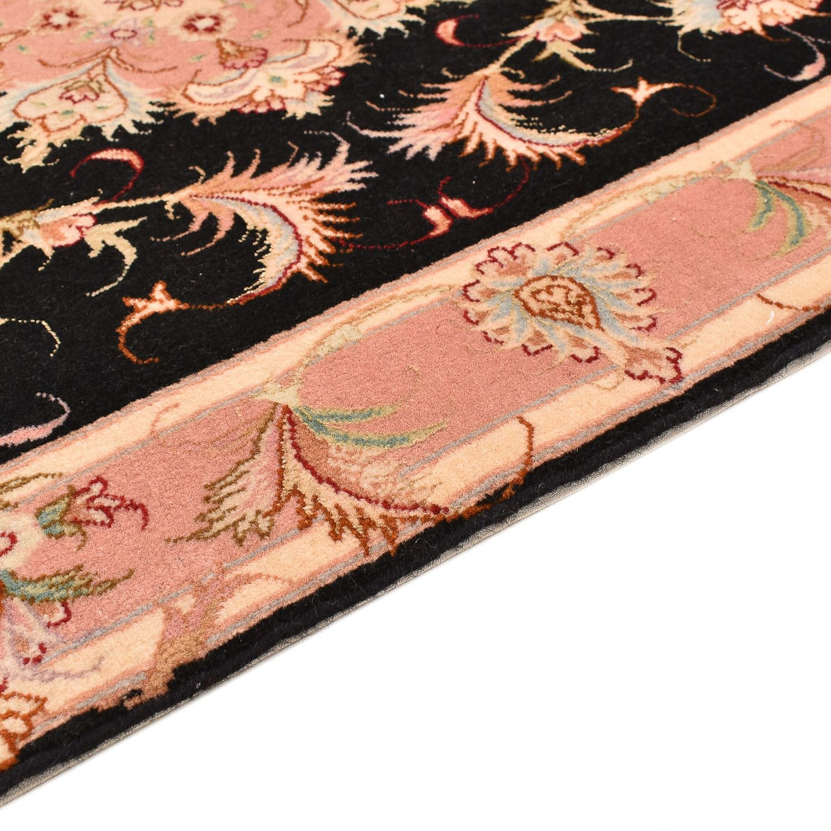 Perzisch tapijt - Tabriz - Royal - 123 x 74 cm - donkerblauw