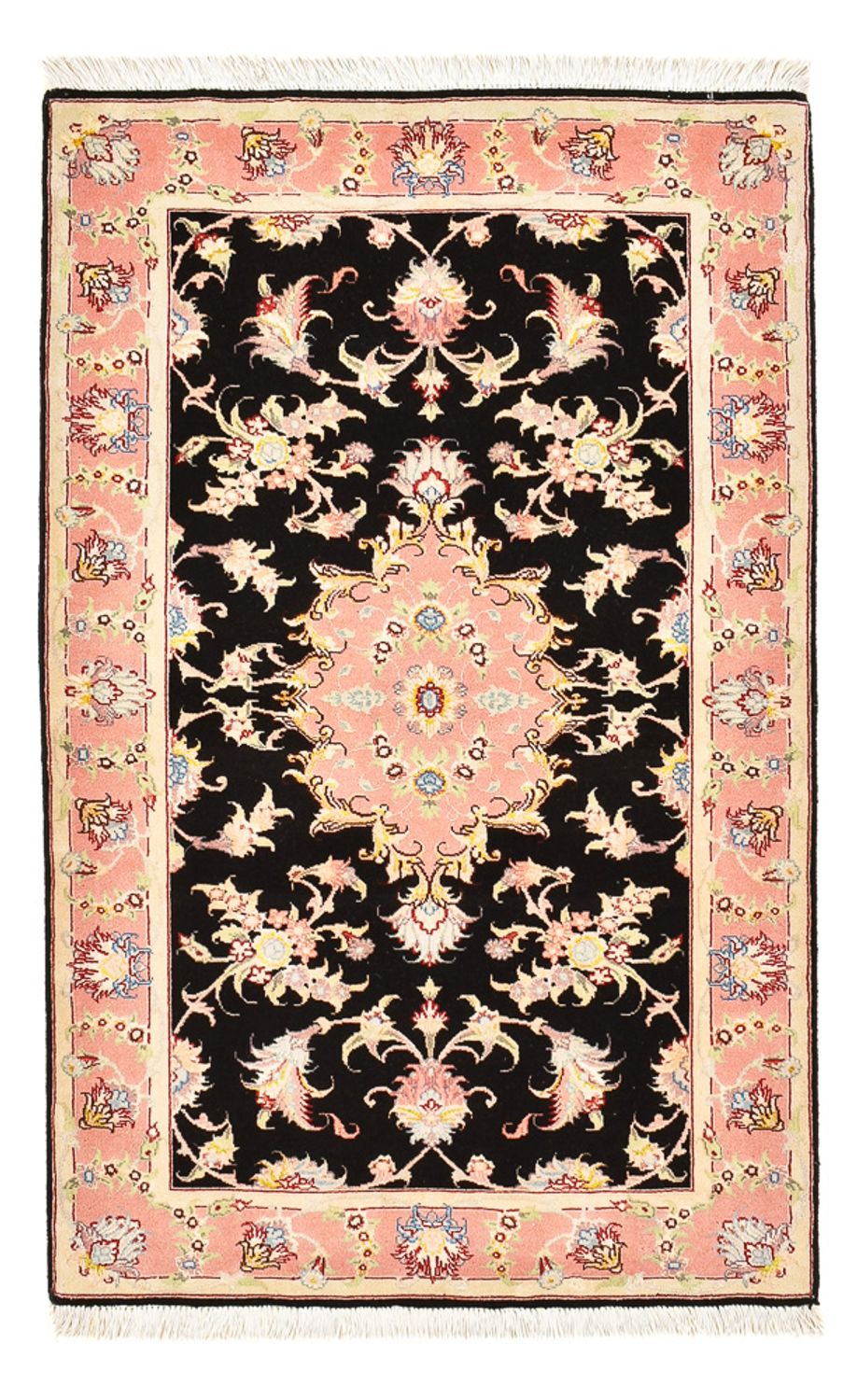 Perzisch tapijt - Tabriz - Royal - 121 x 73 cm - donkerblauw