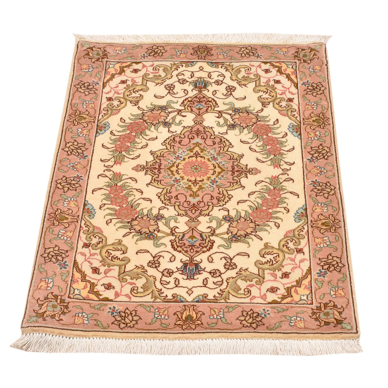 Perzisch tapijt - Tabriz - Royal - 82 x 62 cm - donker beige