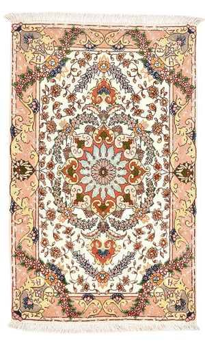 Perzisch tapijt - Tabriz - Royal - 90 x 60 cm - veelkleurig
