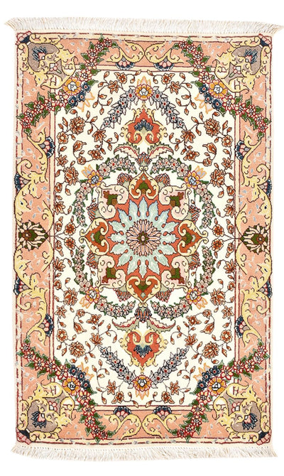 Tabriz - 50 Raj Tapijt 60x90cm - Perzisch tapijt