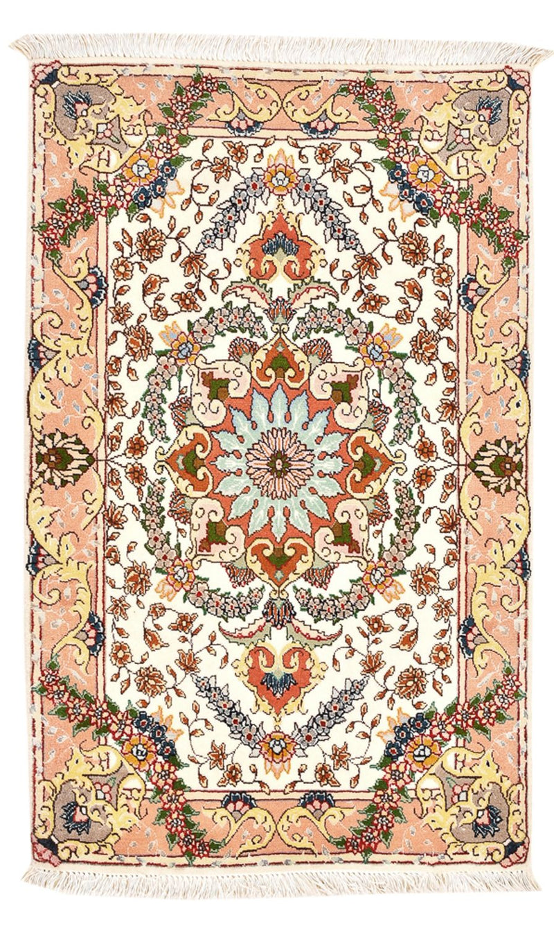Perzisch tapijt - Tabriz - Royal - 90 x 60 cm - veelkleurig