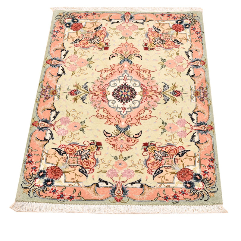 Perzisch tapijt - Tabriz - Royal - 90 x 60 cm - veelkleurig