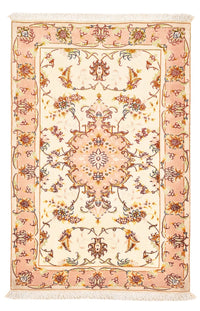 Perzisch tapijt - Tabriz - Royal - 101 x 66 cm - licht beige