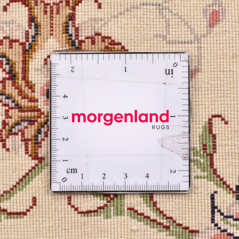 Perzisch tapijt - Tabriz - Royal - 101 x 66 cm - licht beige