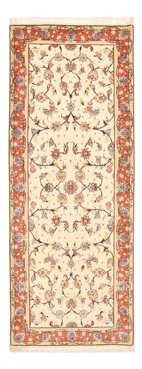 Loper Perzisch tapijt - Tabriz - Royal - 204 x 80 cm - beige