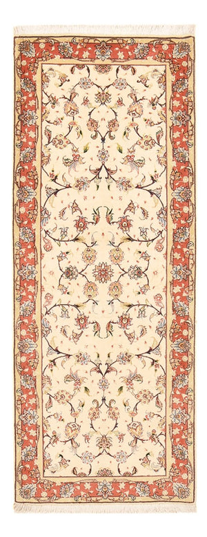 Loper Perzisch tapijt - Tabriz - Royal - 204 x 80 cm - beige