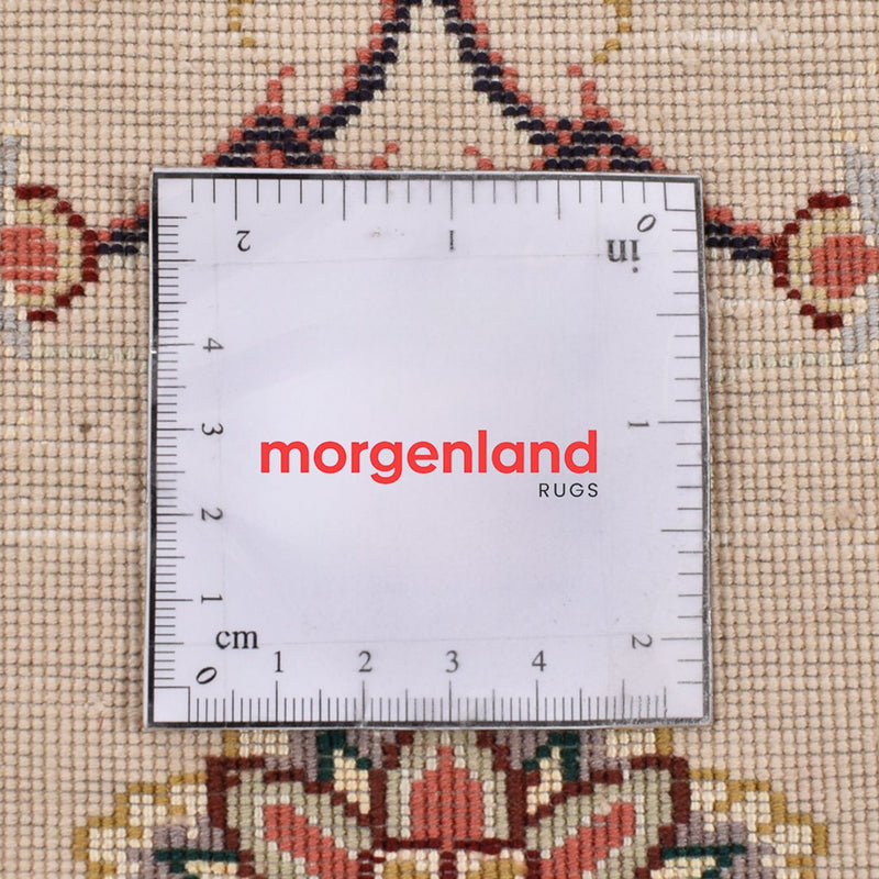 Loper Perzisch tapijt - Tabriz - Royal - 204 x 80 cm - beige