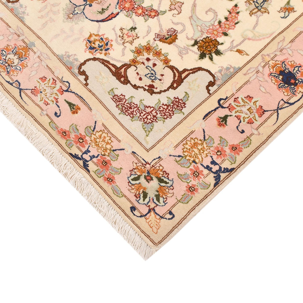 Perzisch tapijt - Tabriz - Royal - 149 x 102 cm - beige