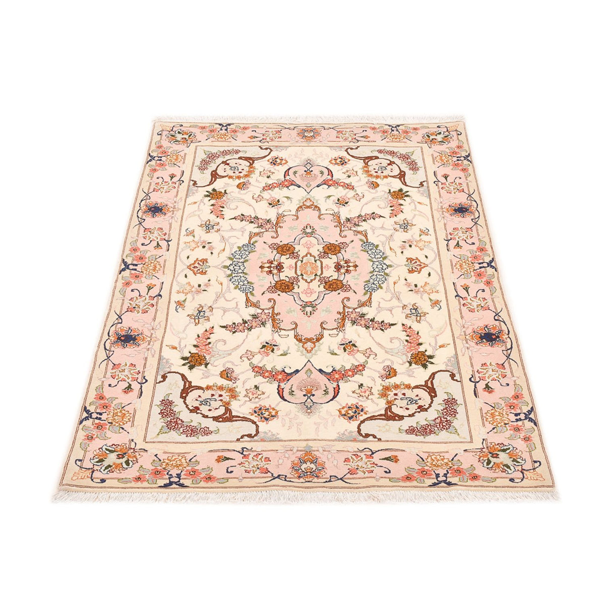 Perzisch tapijt - Tabriz - Royal - 149 x 102 cm - beige