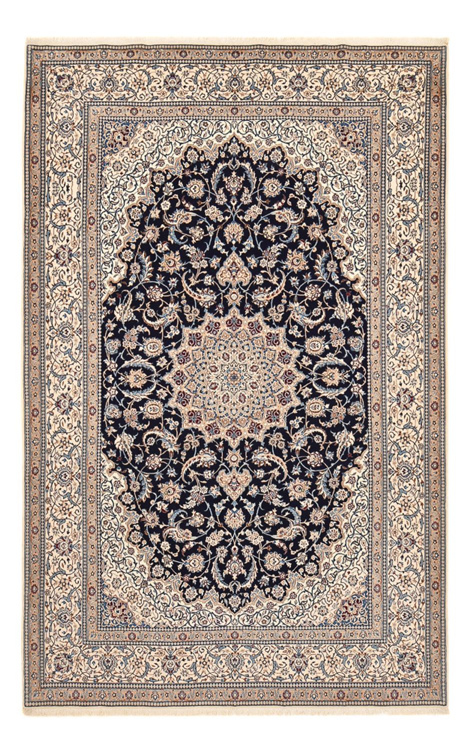 Perzisch tapijt - Nain - Premium - 314 x 200 cm - donkerblauw