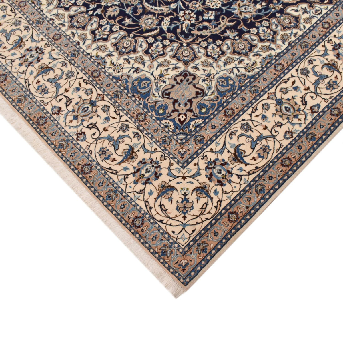 Perzisch tapijt - Nain - Premium - 308 x 211 cm - donkerblauw