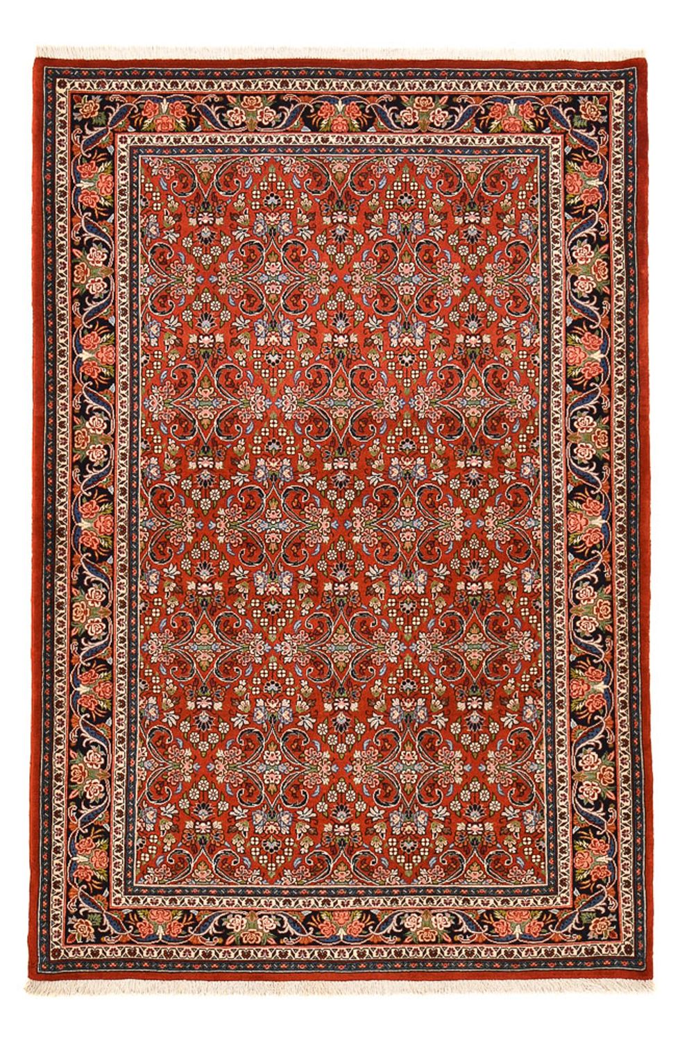 Perzisch tapijt - Bijar - 207 x 139 cm - rood