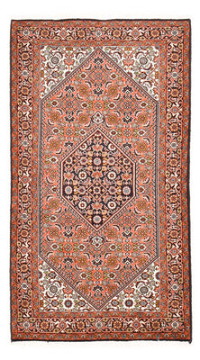 Perzisch tapijt - Bijar - 154 x 86 cm - roest