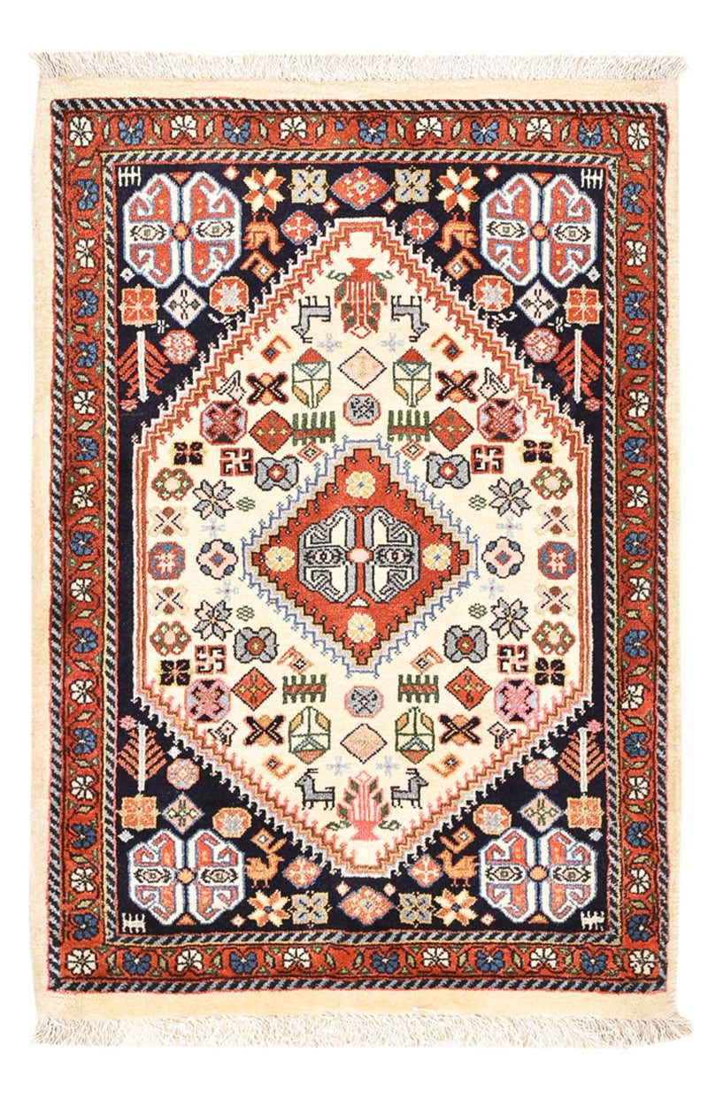 Gabbeh Tapijt - Kashkuli Perzisch - 90 x 60 cm - veelkleurig