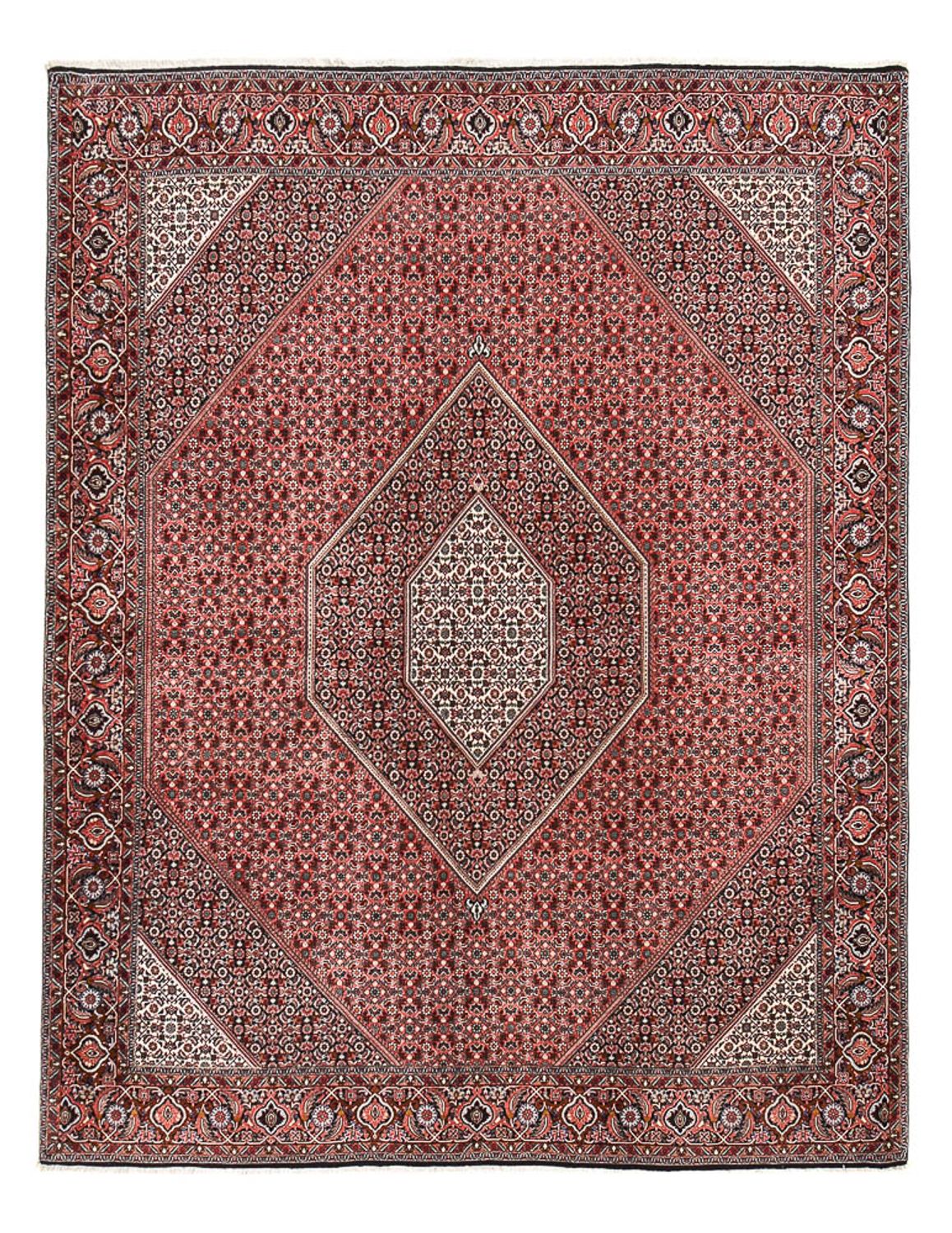 Perzisch tapijt - Bijar - 315 x 248 cm - donkerrood