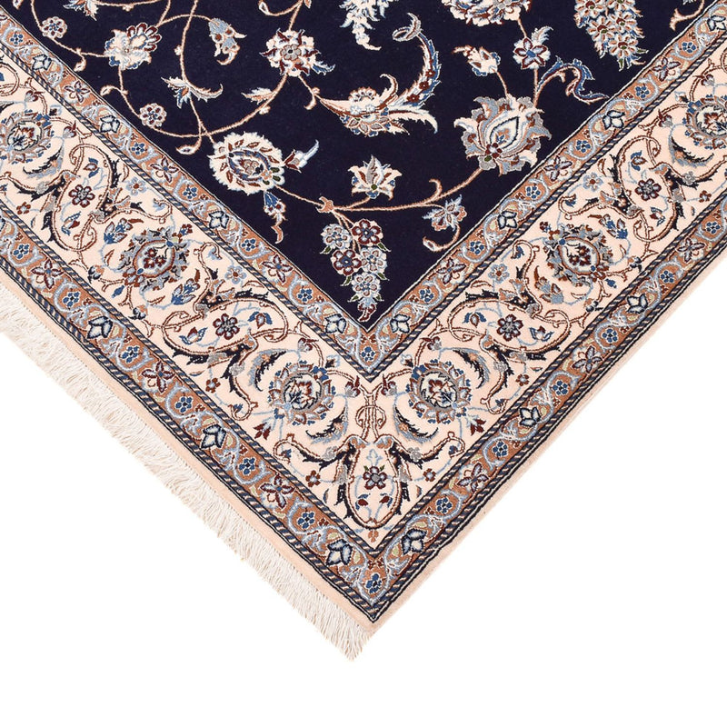 Perzisch tapijt - Nain - Premium - 197 x 130 cm - donkerblauw