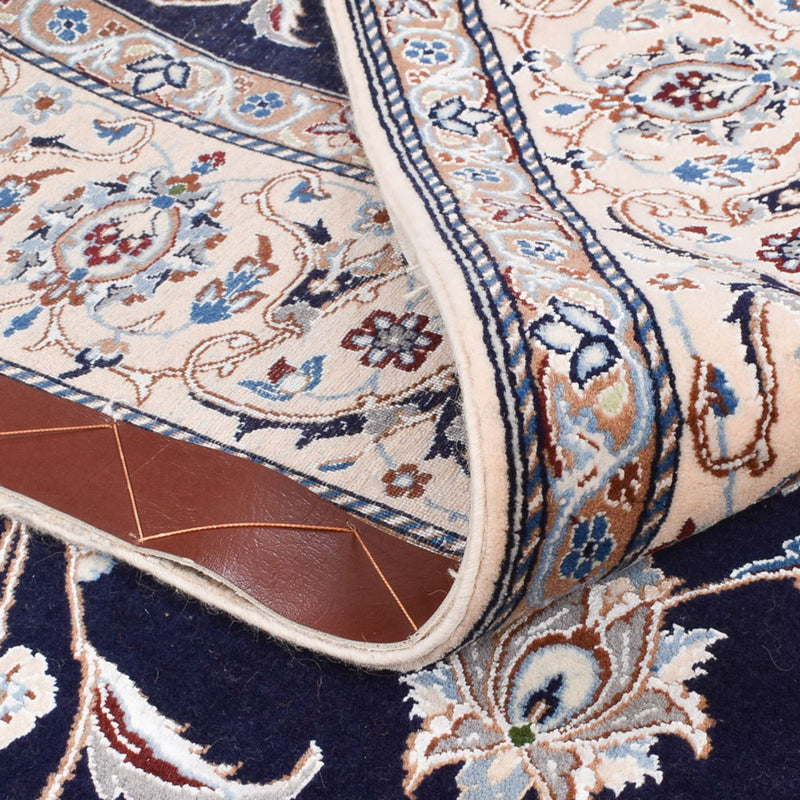 Perzisch tapijt - Nain - Premium - 197 x 130 cm - donkerblauw