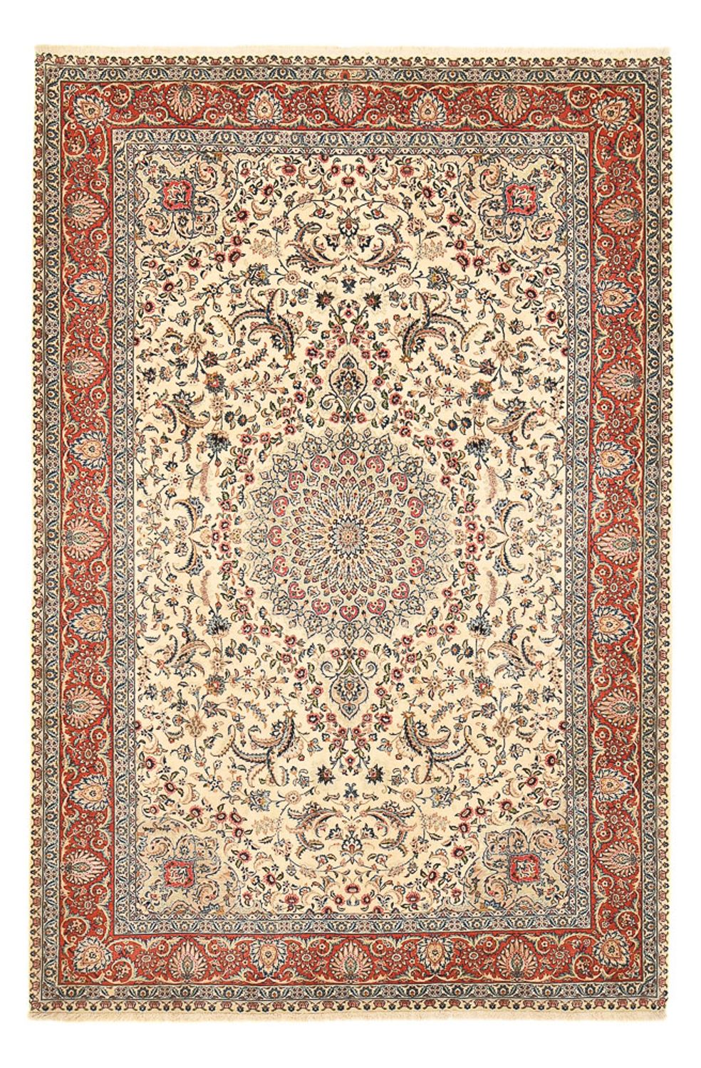 Perzisch tapijt - Ghom - Koninklijk - 308 x 204 cm - beige