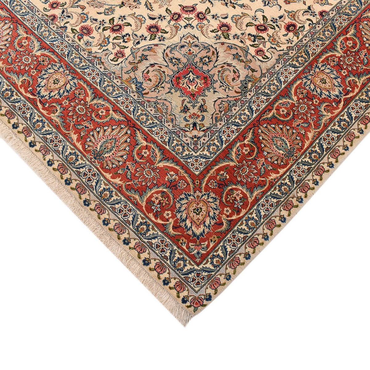 Perzisch tapijt - Ghom - Koninklijk - 308 x 204 cm - beige