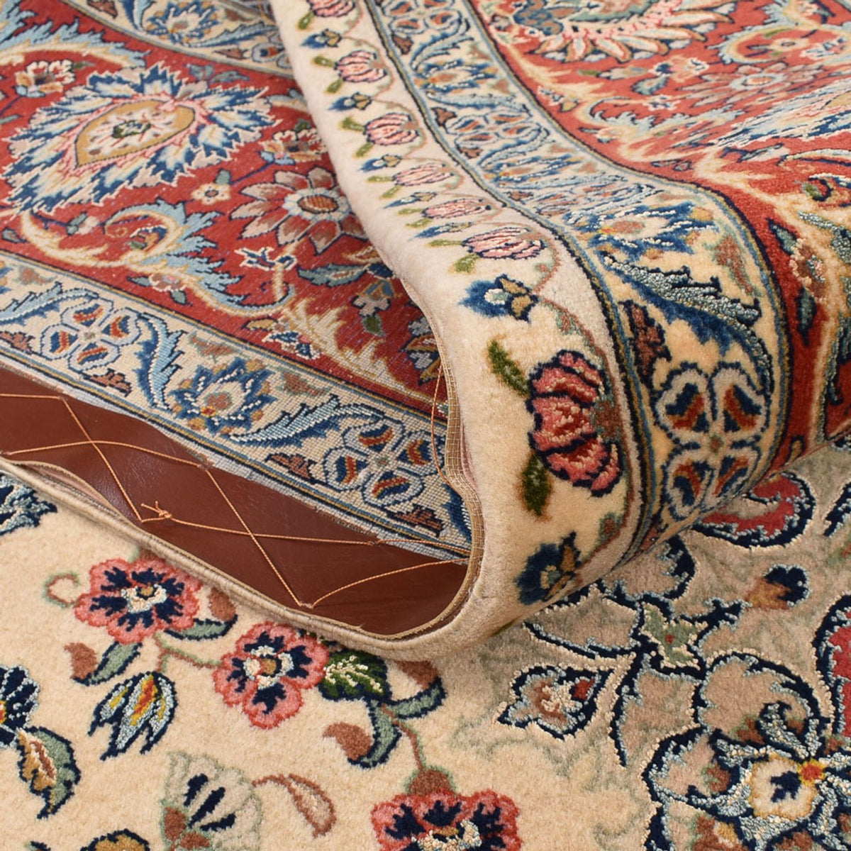 Perzisch tapijt - Ghom - Koninklijk - 308 x 204 cm - beige