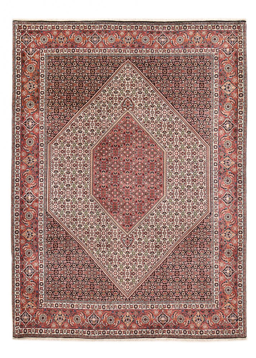 Perzisch tapijt - Bijar - 285 x 202 cm - roest